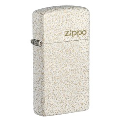 Zippo Slim Mercury Glass Zippo Logo 49265ZL
